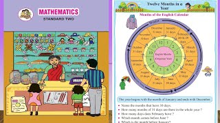 Std2nd Mathematics Twelve Month in a Year page no33 [upl. by Parks861]