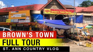 BROWNS TOWN TOUR  COUNTRY LIFE  JAMAICA VLOG [upl. by Hailey]