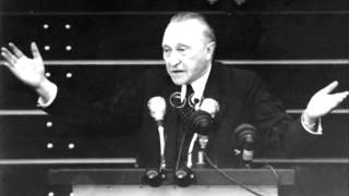 Konrad Adenauer  Rede im Bundestag 21091949 [upl. by Penhall711]