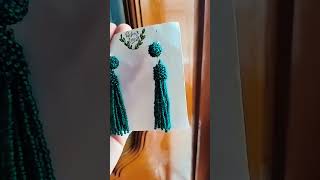 beaded earrings collection from Richas craft trending diy beadedjewellery ytshorts [upl. by Igal864]