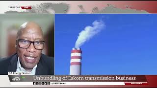 SA Energy Sector  Segomoco Scheppers discusses the unbundling of Eskom transmission business [upl. by Falcone]