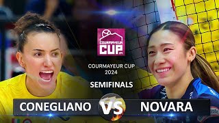 Semifinals of Courmayeur Cup 2024  Prosecco Doc Imoco Conegliano vs Igor Gorgonzola Novara [upl. by Anneyehc644]