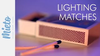 ASMR Lighting Matches No Talking [upl. by Dot747]