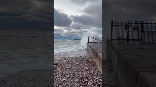 Gales of November lakesuperior michigan upperpeninsula weather shipping water waves fall up [upl. by Elesig718]