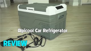 Alpicool 28QT Car Refrigerator amp Freezer  Portable 12V Electric Cooler for Camping amp RV [upl. by Scotti]