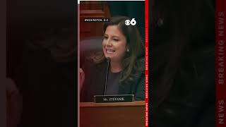 quotYou will never hold public office againquot Elise Stefanik R slams former NY Gov Cuomo news cbs [upl. by Jenkel882]