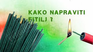 EXPERIMENT 7  KAKO NAPRAVITI FITILJ  HOW TO MAKE FUSE [upl. by Landa706]