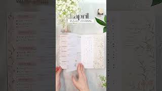 My April 2023 Art Bullet Journal Flip Through [upl. by Lerad]