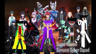 Super Human Samurai Syber Squad OST  Opening theme song [upl. by Corell980]