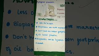 Bioplastic report  Poster on bioplastic  bioplastics  trending  studenteducation [upl. by Dalia]