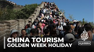 Chinas Golden Week National holiday expected to boost domestic tourism [upl. by Aneeh299]