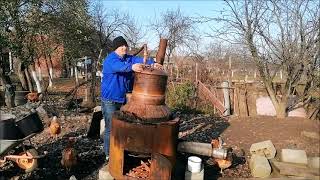 Cum facem palinca din tescovina How to make brandy from pomace [upl. by Aan]