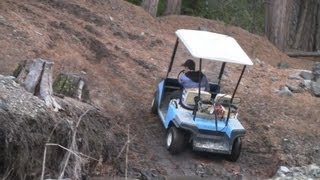 EZGO GOLF CART TEST DRIVE [upl. by Labaw]