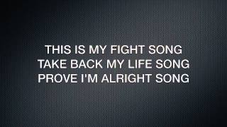 Rachel Platten  Fight Song lyrics [upl. by Engenia]