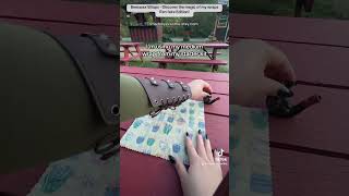 Beeswax Wraps at Ren Faire These wraps are so versatile beeswaxwraps renfaire [upl. by Eatnoed819]