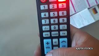 How to set universal tv remote [upl. by Imit959]