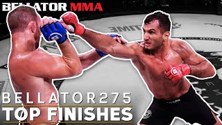 Top Brutal Finishes From Bellator 275 Fighters  Bellator MMA [upl. by Tedric]