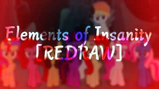 REDRAW Elements of Insanity MLP Speedpaint HALLOWEEN SPECIAL\\ [upl. by Acimaj337]