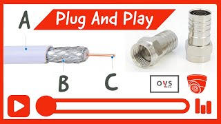 DIY How To Install F Connector On Coaxial Cable For Antenna TV I TNT I Satellite [upl. by Niwle603]