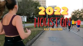 Flashback To 2022 Houston Half Marathon POV Running 131 Miles [upl. by Enimisaj]