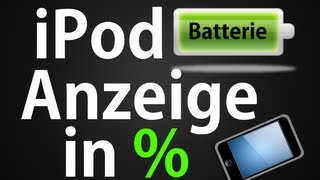 ☞IPod Batterielaufzeit in Prozent anzeigen OHNE JAILBREAK☜ IOS 601 [upl. by Layor497]