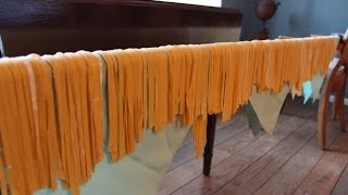 Homemade Pumpkin Fettuccine Recipe  OrsaraRecipes [upl. by Nered901]