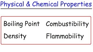 Physical vs Chemical Properties [upl. by Deron]