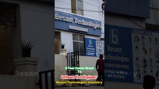 4 years Career Gap to Software Tester  How to enter IT After Break  Software Testing In Chennai [upl. by Anamor807]