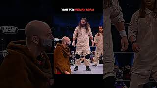 Kenny Omega amp Young Bucks DESTROY Everyone then HUGMAN ADAM Appears wwe aew shorts [upl. by Valentia]