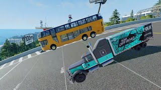 BeamNG Drive  High Speed Jumps Big Trucks amp Car Crashes 06 BeamNG FC Live Stream [upl. by Anitsej]