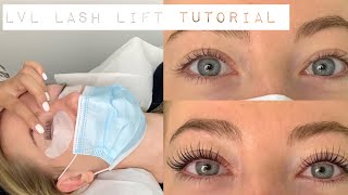 HOW TO LVL Lash Lift Tutorial [upl. by Euqinmod]