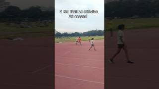 5 km trail 14 minutes 28 second at nashik stadium running 5kmworkout 5kmrunning [upl. by Kerrill351]