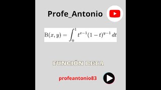 Función Beta Matemática para ingenieros 2 [upl. by Annim]