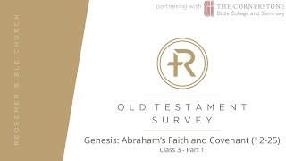 Old Testament Survey 3A [upl. by Annawyt]