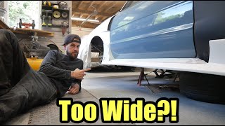 Making Crazy Custom Side Skirts For The Widebody Subaru Brat [upl. by Ostraw]