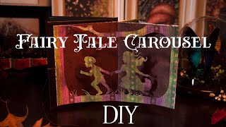 Making a FairytaleThemed Pop upCarousel Book [upl. by Anuayek]