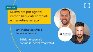 Nuova era per limmobiliare dati completi e marketing mirato con RealMaps  Speciale businessbeats [upl. by Barabas]