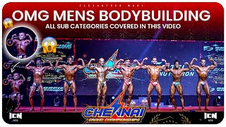 Ultimate Mens Bodybuilding Showcase All SUB  Categories Covered  ICN INDIA Chennai [upl. by Eibbed]