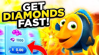 How To Get DIAMONDS in Fishdom FAST 2021 100 Working Tutorial [upl. by Nel605]