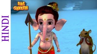 Bal Ganesh  Ganesh Versus Parshuram  Kids Animated Movie [upl. by Yaj]