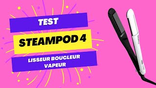 Test SteamPod 4  Que vaut le lisseur boucleur vapeur de LOréal [upl. by Airamzul135]