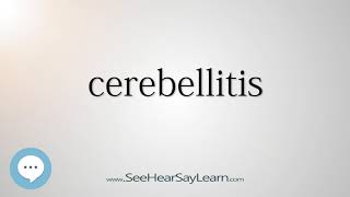 cerebellitis Every English Word Pronounced 📕🔊🗣️😎✅ [upl. by Neysa]