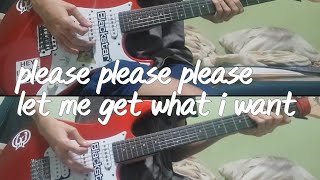 please please please let me get what i want  deftones version guitar cover [upl. by Etterraj483]