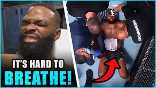 Tyron Woodley reacts to his TKO loss to Colby Covington Dana White breaks down the main event [upl. by Tristram]