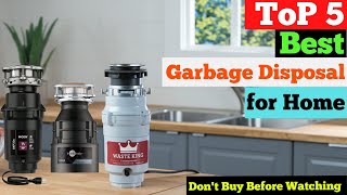 Top 5 Best Garbage Disposal for Home in 2025  Best Garbage Disposal for Septic [upl. by Hanleigh]