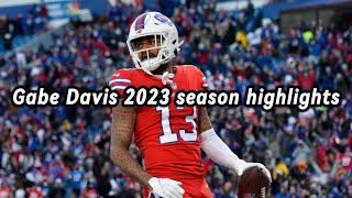 Gabe Davis 202324 season highlights [upl. by Rawde]