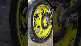 REVIEW PIRELLI TIRE ANGEL CT  yamahaMT15 [upl. by Adlai]