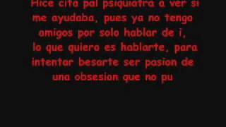 Aventura  Obsesion with lyrics  Spanish version [upl. by Selena]