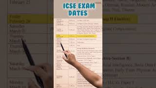 Datesheet 10th ICSE Boards  202425 [upl. by Terina752]