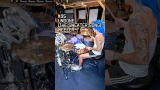 95101  Undone The Sweater Song  Weezer drums weezer [upl. by Asilla]